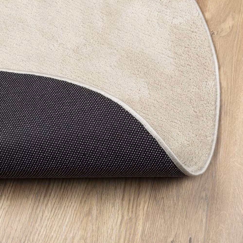 Berkfield Home HUARTE Washable Short Pile Rug in Beige, W: 100 cm x D: 200 cm – 3