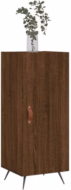 Berkfield Home Brown Oak Sideboard, W/D/H: 34.5 x 34 x 90 cm – 1