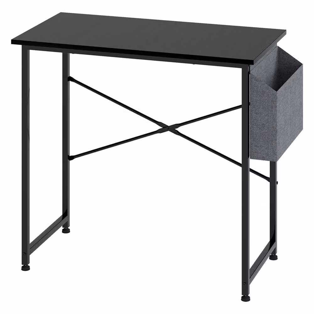 Levede Black Gaming and Office Desk with Matt MDF Laminate Top and Metal Frame – 3