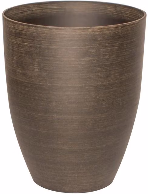 Primrose Black Cortina Stone Round Tall Conical Planter
