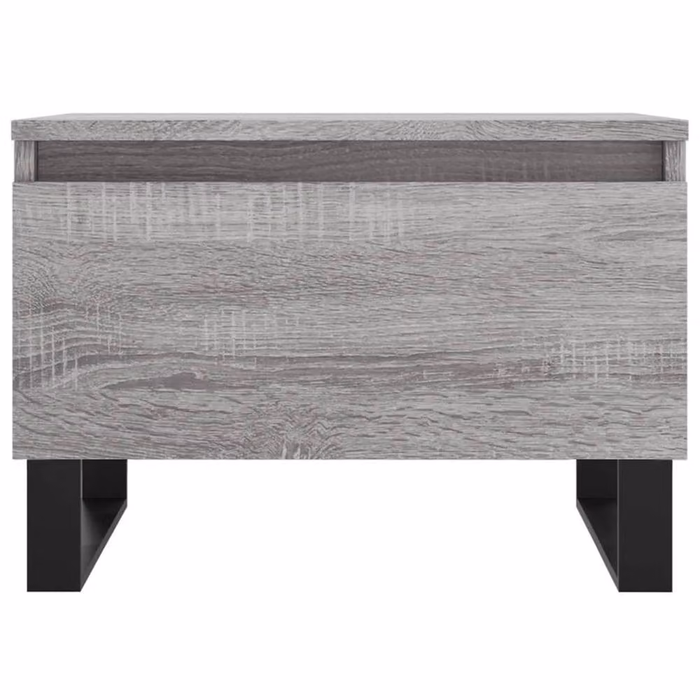 Berkfield Home Modern Nested Coffee Table Set in Grey Sonoma, 2 Pieces, W/D/H: 50 x 46 x 35 cm – 3