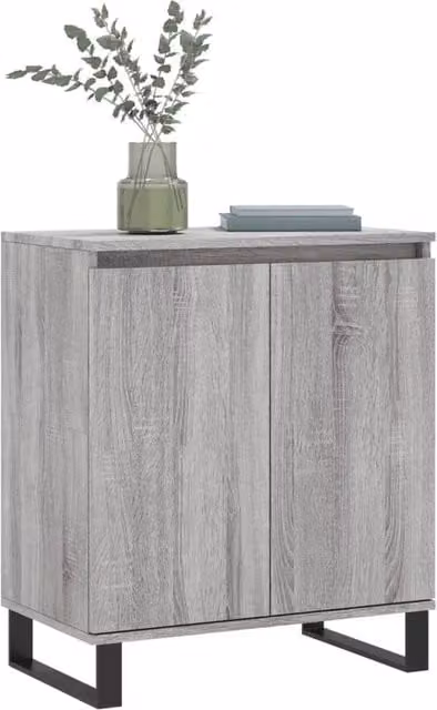 Berkfield Home Grey Sonoma Sideboard in Engineered Wood, W/D/H: 60 x 35 x 70 cm – 1