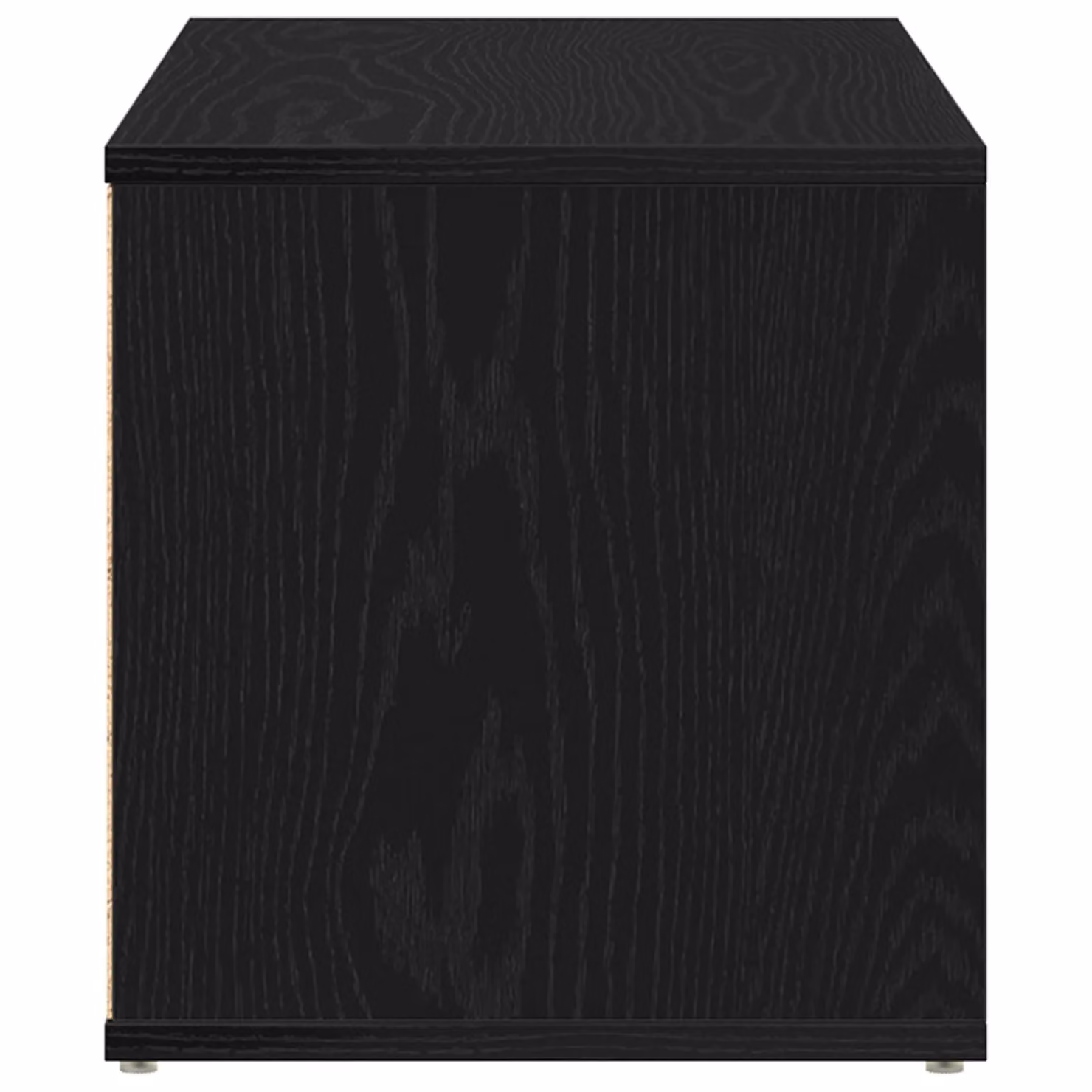 Berkfield Home Modern TV Stand in Artisan Oak and Black, W/D/H: 80 x 34 x 35.5 cm – 4