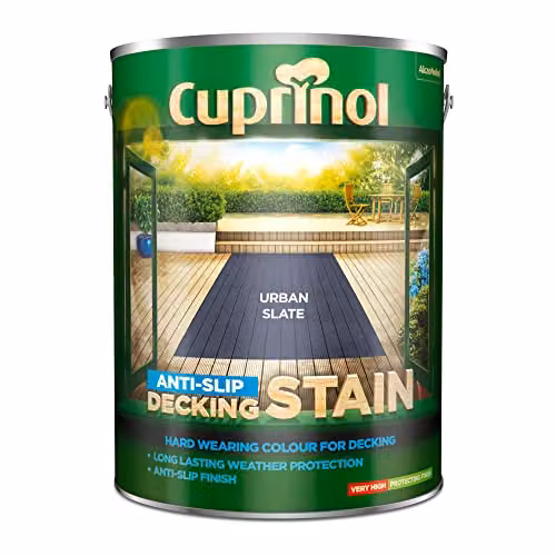 Cuprinol Anti-Slip Decking Stain in Grey, 5L – 2