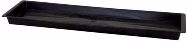 KDMD Black Double Floral Rectangular Tabletop Party Decoration Tray – 1