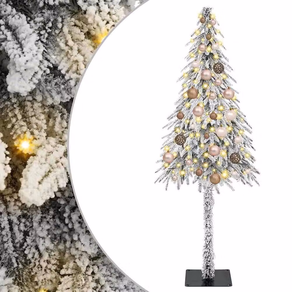 Berkfield Home White Christmas Tree with 150 LEDs, Height: 150 cm – 2