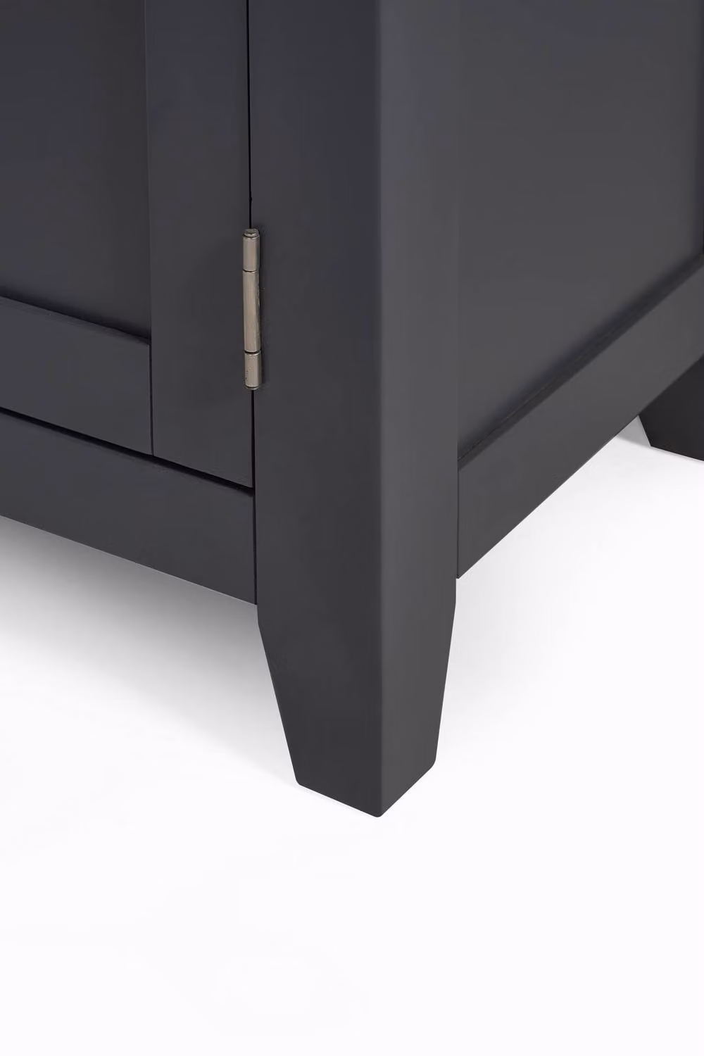 Julian Bowen Bordeaux 3 Door 3 Drawer Sideboard in Grey and Oak Wood, W/D/H: 128 x 40 x 86 cm – 7