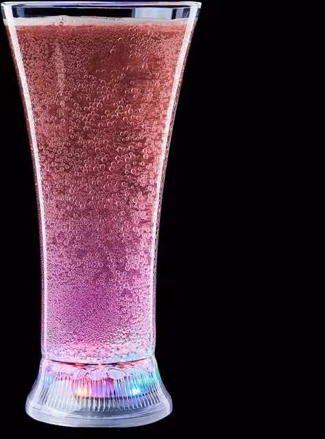 UltraByEasyPeasyStore Set of 2 Water Activated LED Light Up Tumblers, Multicolour, 375ml – 1