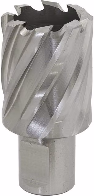 Loops M2 Steel Annular Metal Core Drill Bit Silver, Diameter: 29 mm, Depth: 25 mm