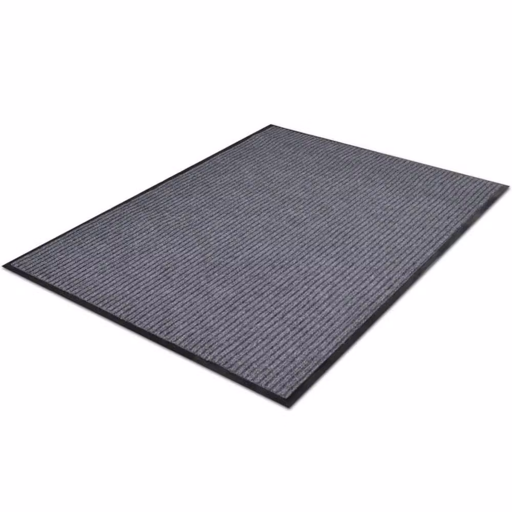 Berkfield Home Grey Non-Slip PVC Door Mat, W: 90 cm, D: 60 cm – 3