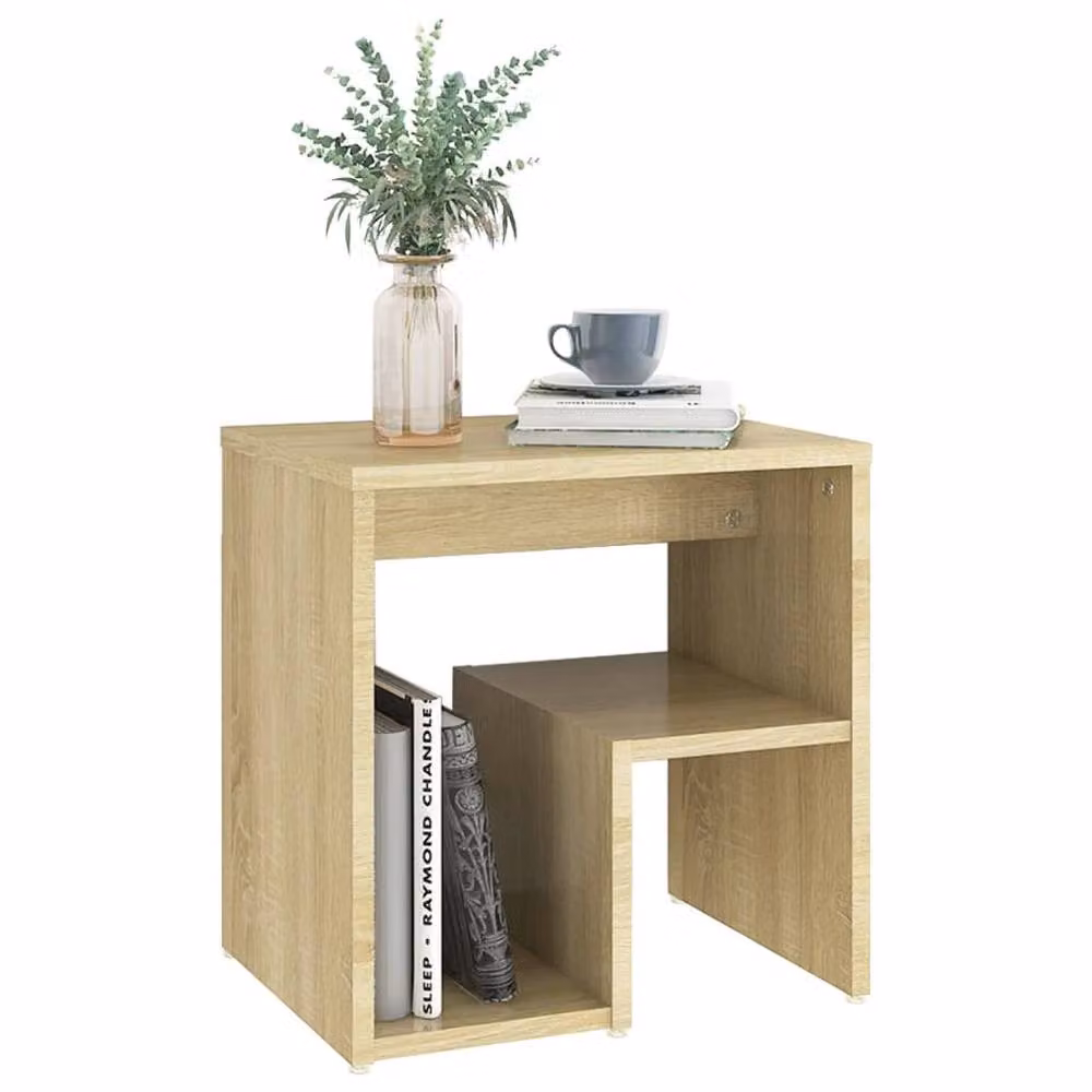 Berkfield Home Bed Cabinet in Sonoma Oak Brown, W/D/H: 40 x 30 x 40 cm – 3