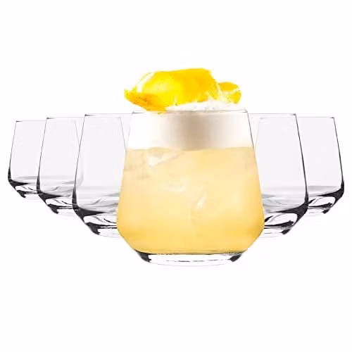 Argon Tableware Tallo Transparent Tumbler Glass Set, 345ml, Pack of 6