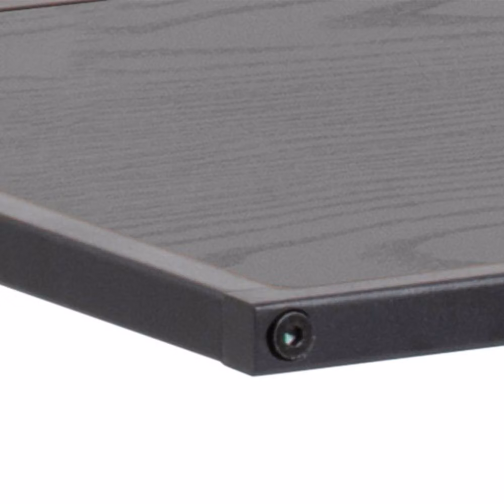 Wyld Haus El Paso Ash Black Side Table with Matt Ceramic Top and Metal Sled Base – 5