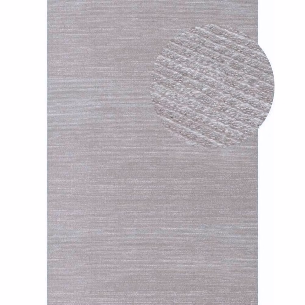THE RUGS Carmel Modern Striped Area Rug in Grey, W/D/H: 120 x 170 cm – 2