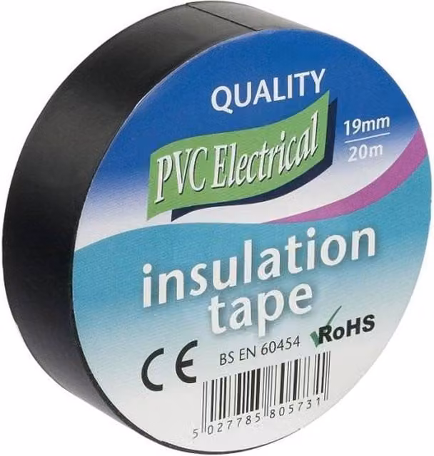 Universal Textiles Black PVC Electrical Insulation Tape, Width: 1.9 cm, Length: 20 m – 1