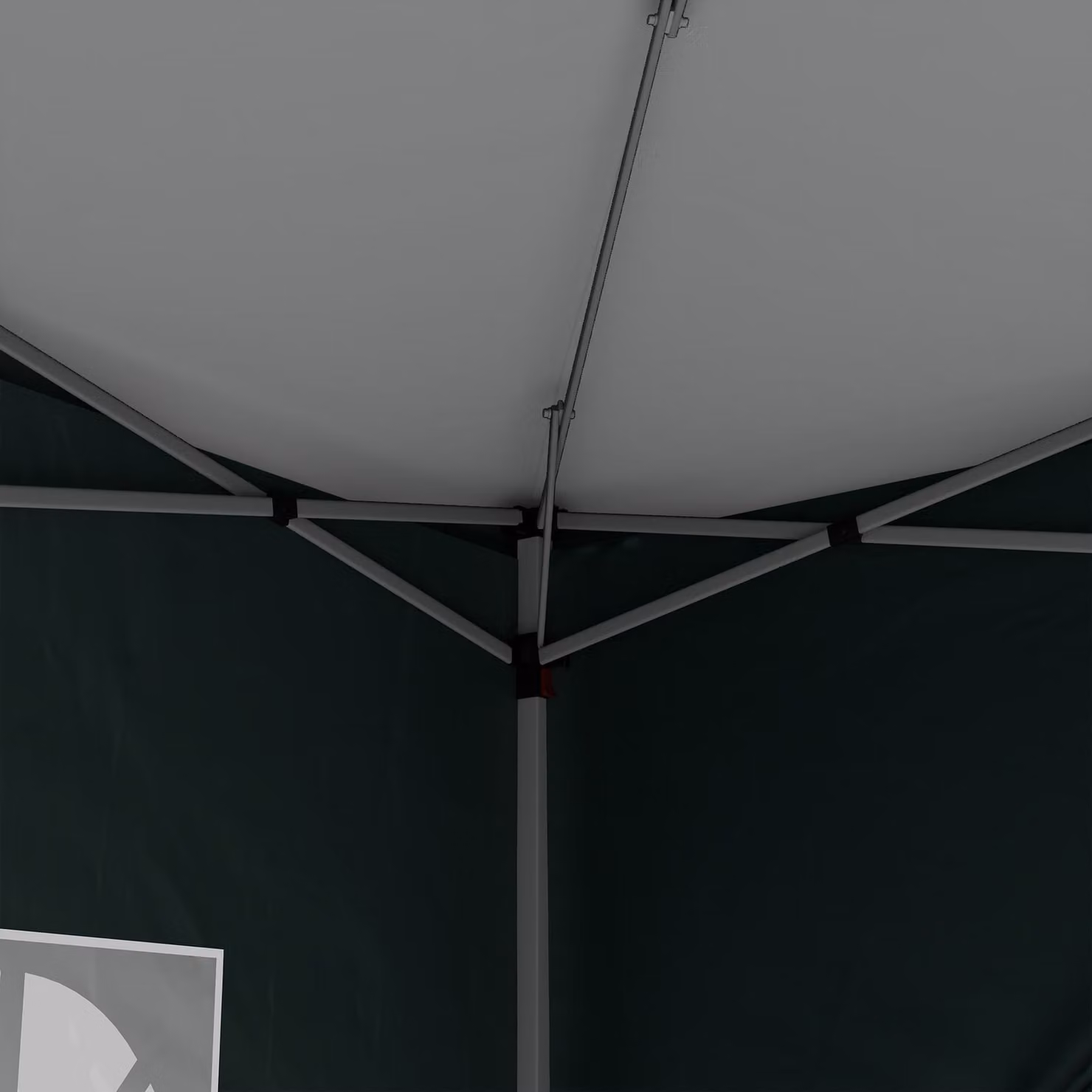 Outsunny Green Waterproof Pop Up Gazebo with Metal Frame, Side Panels, Windows and Carry Bag, W/D/H: 300 x 300 x 196 cm – 9