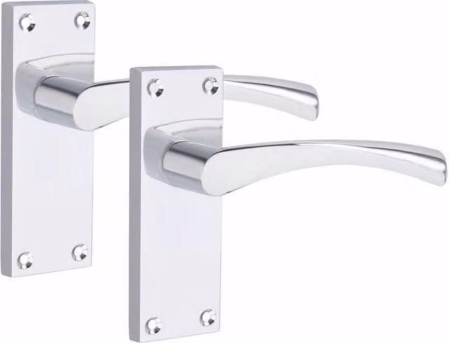 Golden Grace Chrome Door Handles