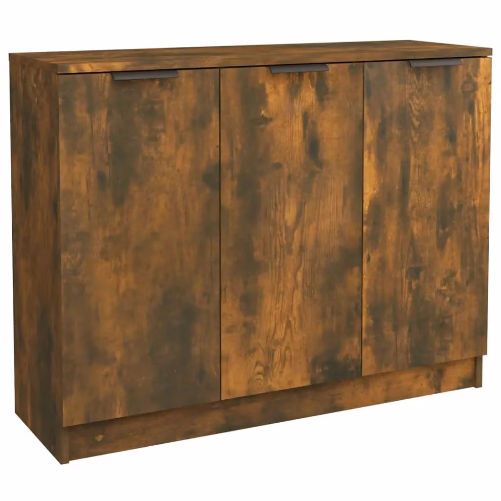 Berkfield Home Modern Smoked Oak Sideboard in Brown, W/D/H: 90.5 x 30 x 70 cm – 2