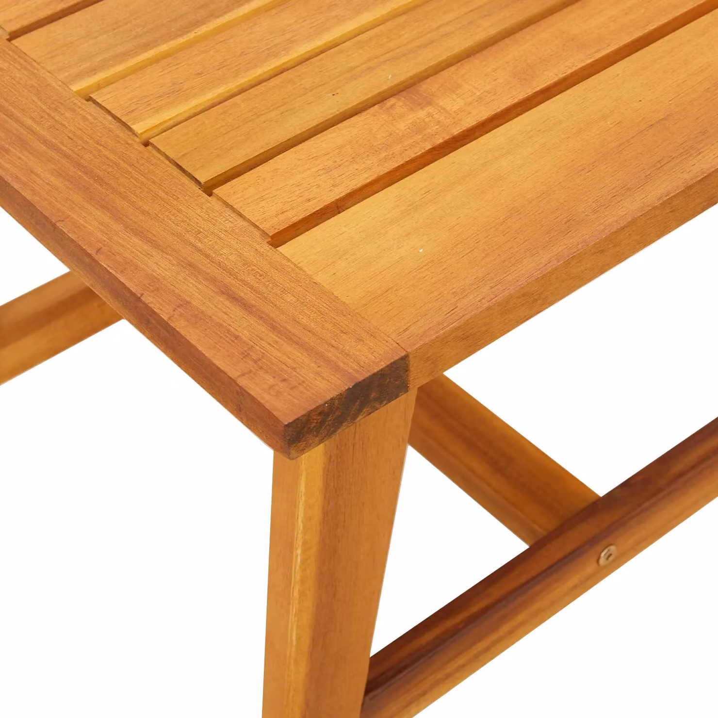 Berkfield Home Brown Acacia Wood Side Table W/D/H: 45 x 45 x 40 cm – 4