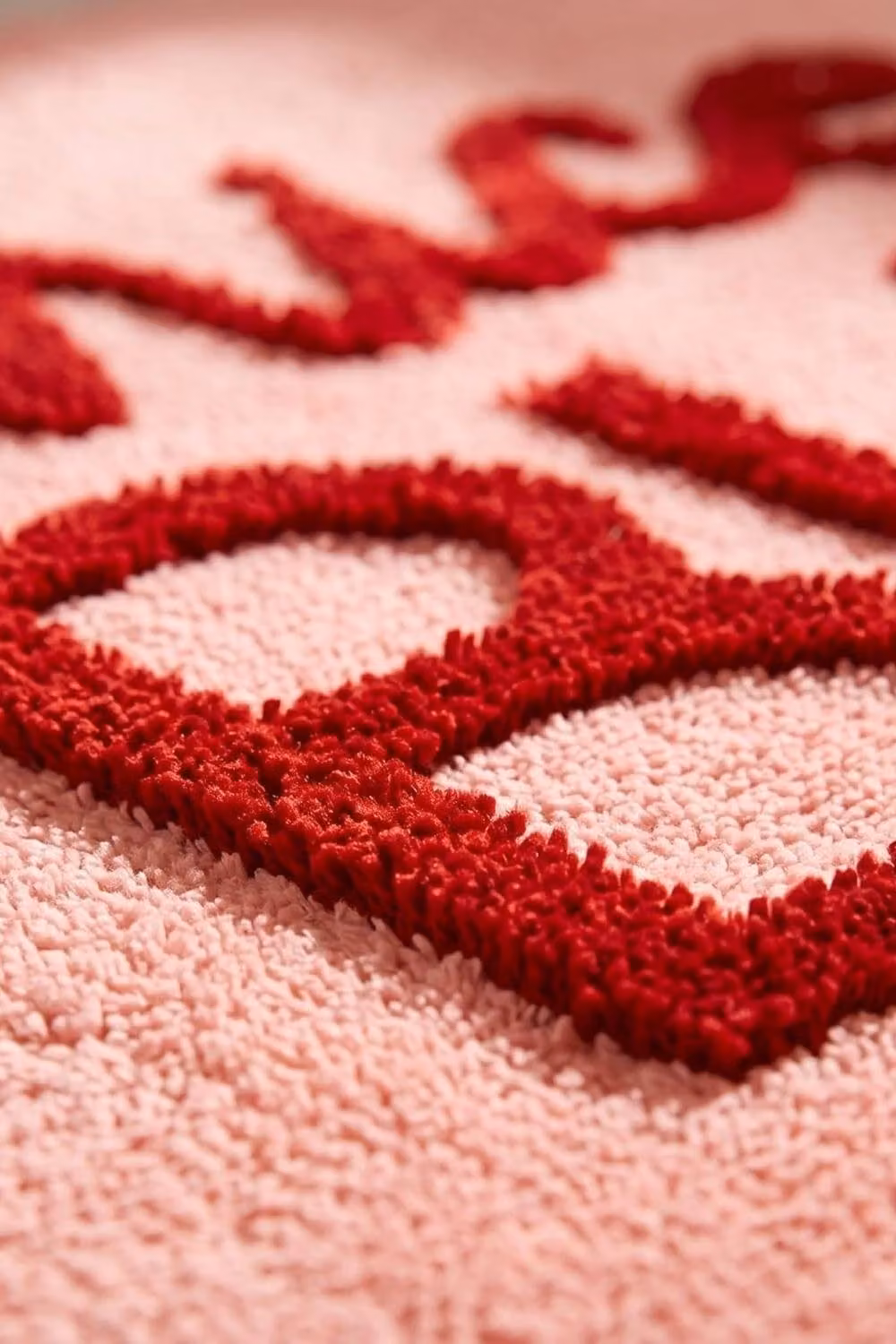 Mooky Mats Nice Bum Slogan Bath Mat, Non-Slip and Machine Washable, Pink/Red, W: 50 cm x D: 80 cm – 3