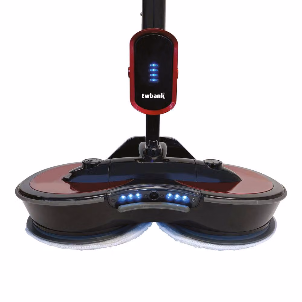 Ewbank FP90 Cordless Rechargeable Floor Polisher and Spin Mop Hard Floor Cleaner in Red – 2