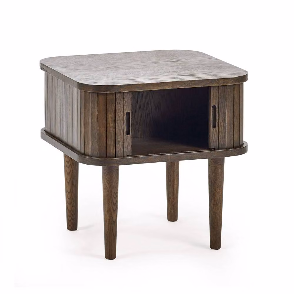 Cheshire Arran Mid-Century Wood Side Table in Brown – 2