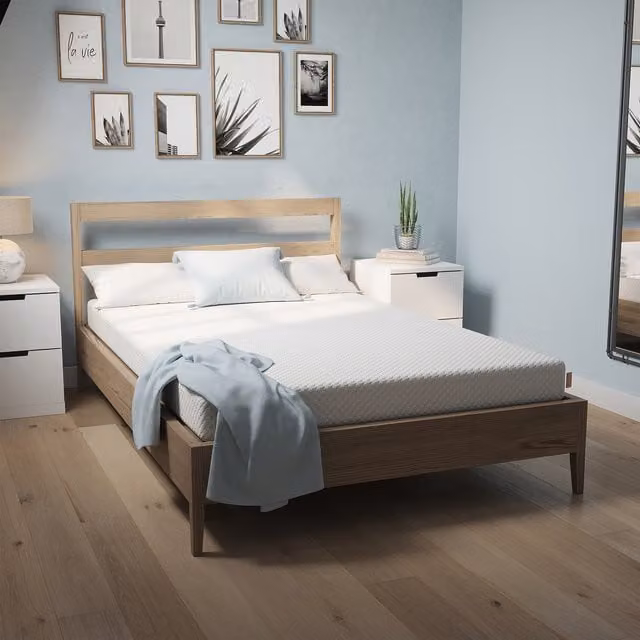 Summerby Sleep No. 15 Reflex Memory Foam Mattress, White, W/D/H: 120 x 200 x 12 cm