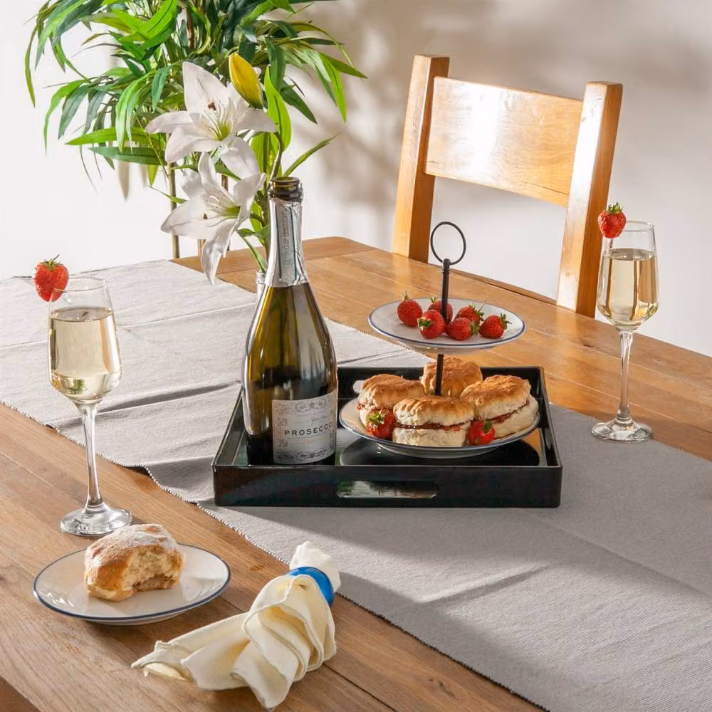 Argon Tableware Black Square Melamine Serving Tray, Width: 33 cm – 2