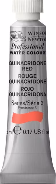 Winsor and Newton Professional Watercolour Paint Quinac Red 5ml