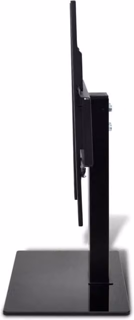 Berkfield Home Pedestal TV Stand for 26-42 Inch Screens, Black – 1