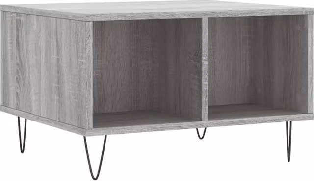 Berkfield Home Grey Sonoma Coffee Table, W: 60 cm, D: 50 cm, H: 36.5 cm – 1