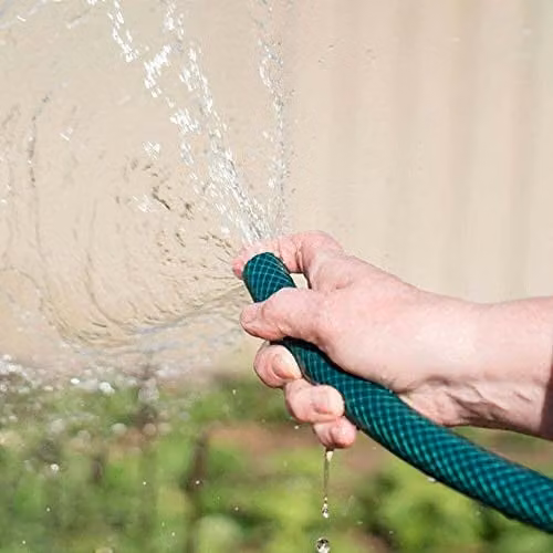 MantraRaj 50m Green PVC Reinforced Garden Hose Pipe Reel with 1/2 inch Hosepipe – 4