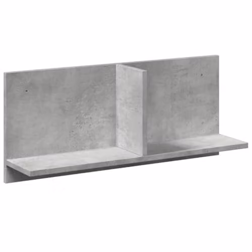 vidaXL Wall Cabinet in Concrete Grey, W/D/H: 70 x 30 x 16.5 cm