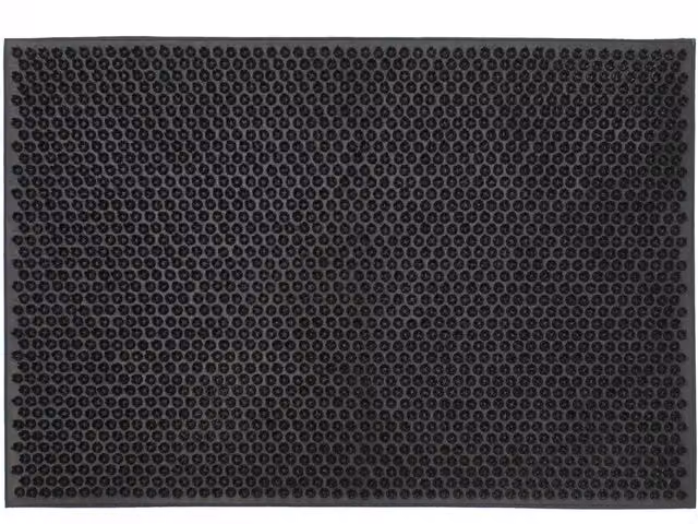 JVL Black Rubber Condor Weatherproof Rectangular Animal Product in Black