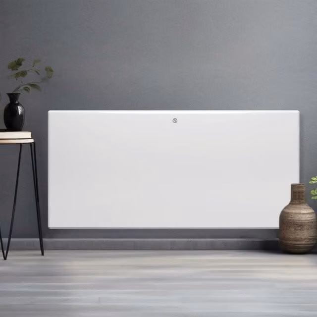 Futura 2000W Wall Mounted Electric Radiator Panel Heater with Setback Timer in White