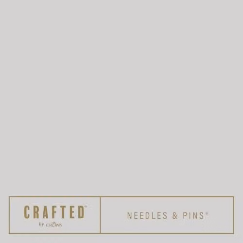 Crown Crafted Matt Emulsion Paint Needles & Pins Grey 2.5L – 3