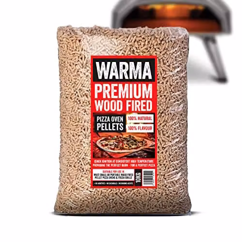 Warma Eco Premium Natural Wood Pellets for Pizza Ovens, 10 kg – 1