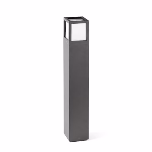 FARO BARCELONA Onze 70761 Grey Aluminium and Polycarbonate Floor Bollard Beacon 20 W – 1