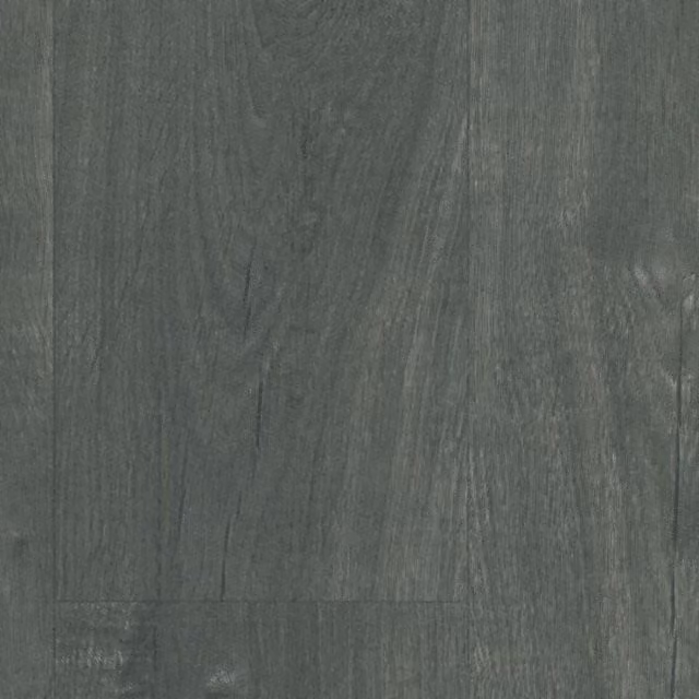 IVC Grey Wood Effect Non Slip Vinyl Flooring Sheet, 2.0mm Thickness, W: 200 cm, L: 600 cm