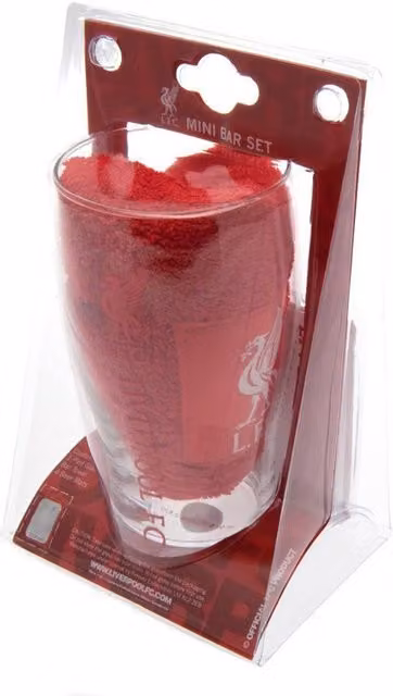 Liverpool F.C. Official Red Mini Beer Glass Bar Set – 2
