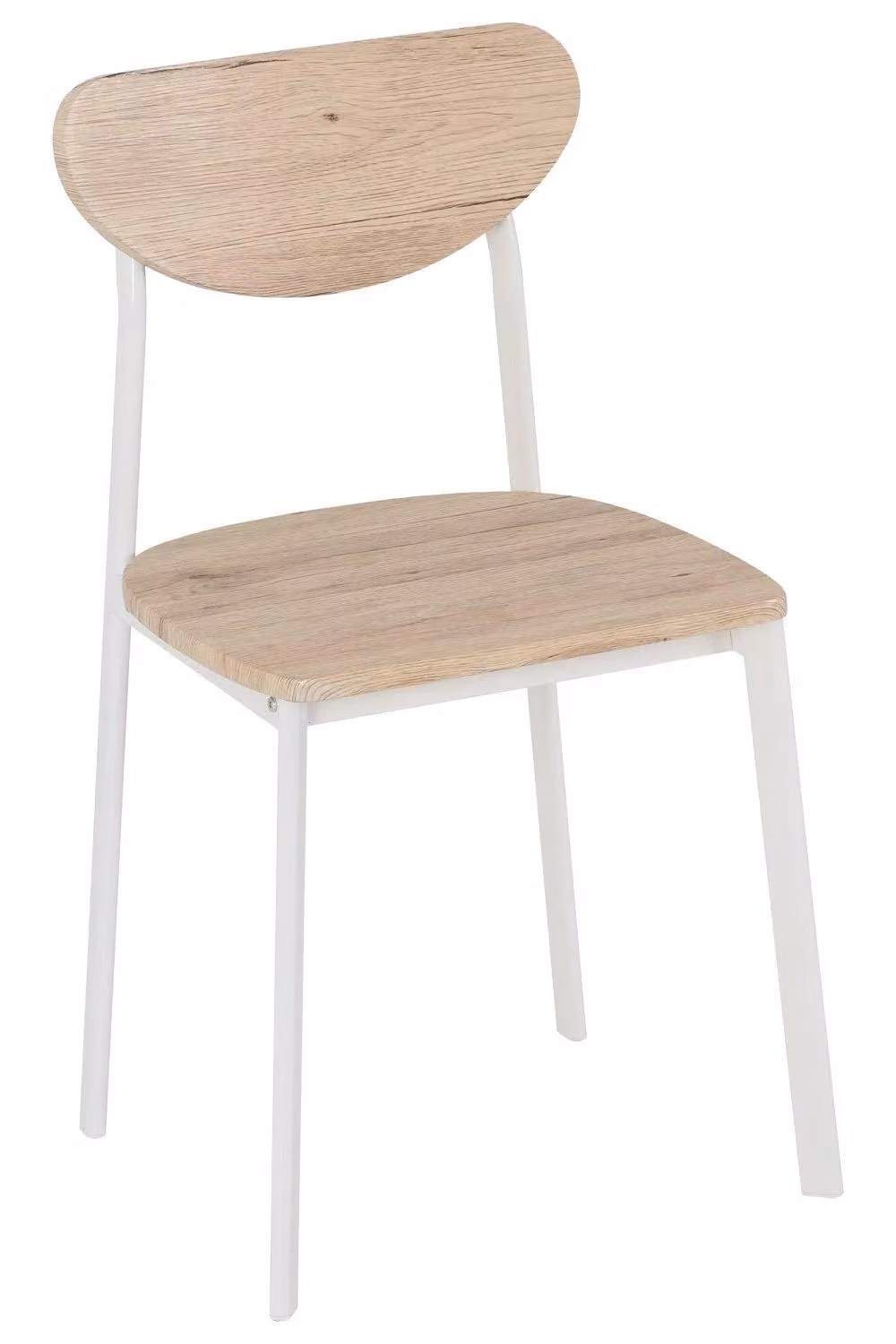 Seconique Riley Set of 2 White and Oak Dining Chairs – 2