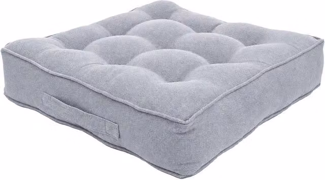 Harbour Housewares Square Armchair Booster Seat Cushion in Grey, W/D/H: 50 x 50 x 50 cm – 2