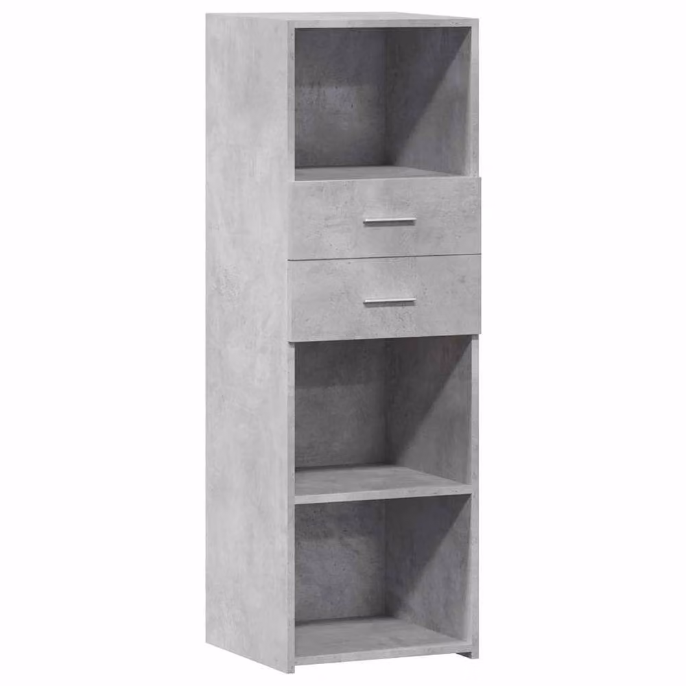Berkfield Home Modern Highboard in Concrete Grey, W/D/H: 40 x 42.5 x 124 cm – 2