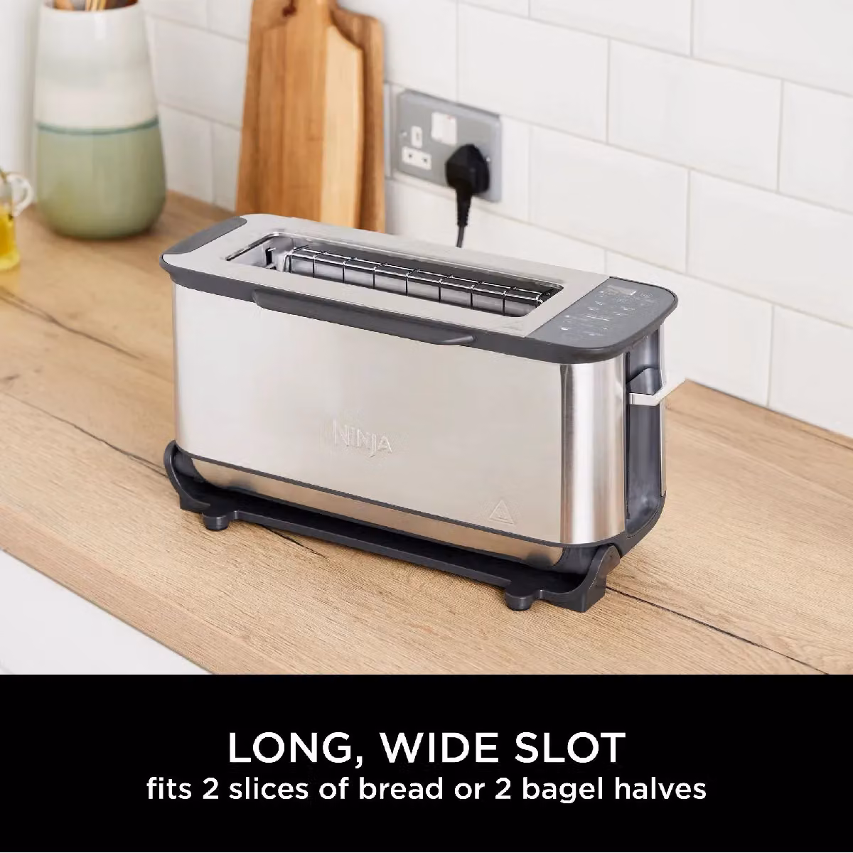Ninja Foodi 3-in-1 Toaster, Grill and Panini Press ST202UK in Silver Stainless Steel – 3