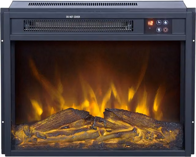 Adam Fires & Fireplaces Sureflame Ripley Inset Electric Fire with Remote Control in Black – 1