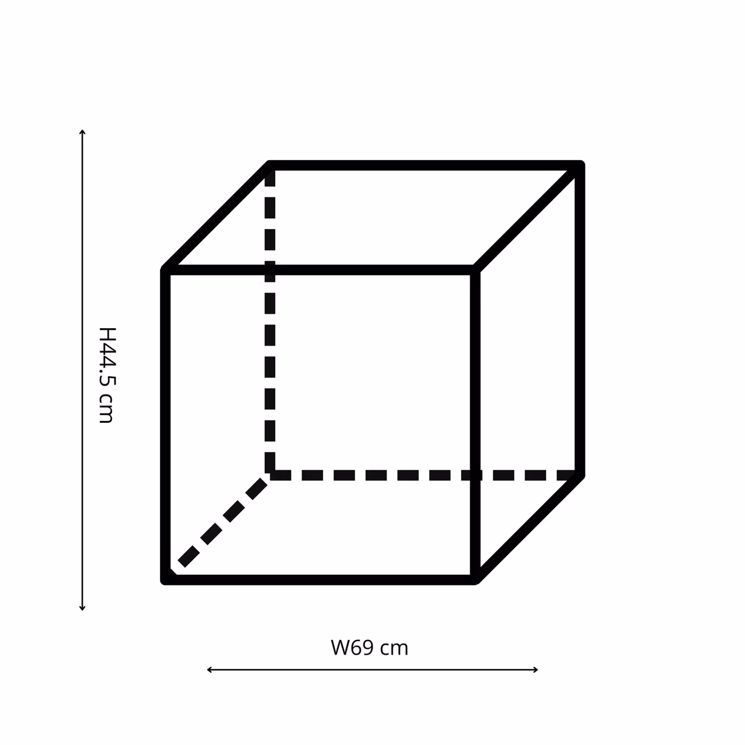 Ivyline Waterproof Square Fire Pit Cover in Grey, W: 69 cm, H: 45 cm – 3