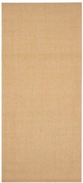 Berkfield Home Natural Sisal Round Rug in Brown, Diameter: 66 cm