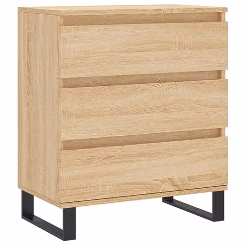 vidaXL Modern Sideboard in Brown Sonoma Oak, W/D/H: 60 x 35 x 70 cm – 1