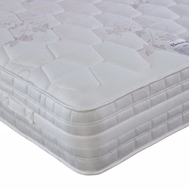 Bedmaster Luna 3000 Pocket Sprung Revofoam Mattress in White, W/D/H: 120 x 200 cm