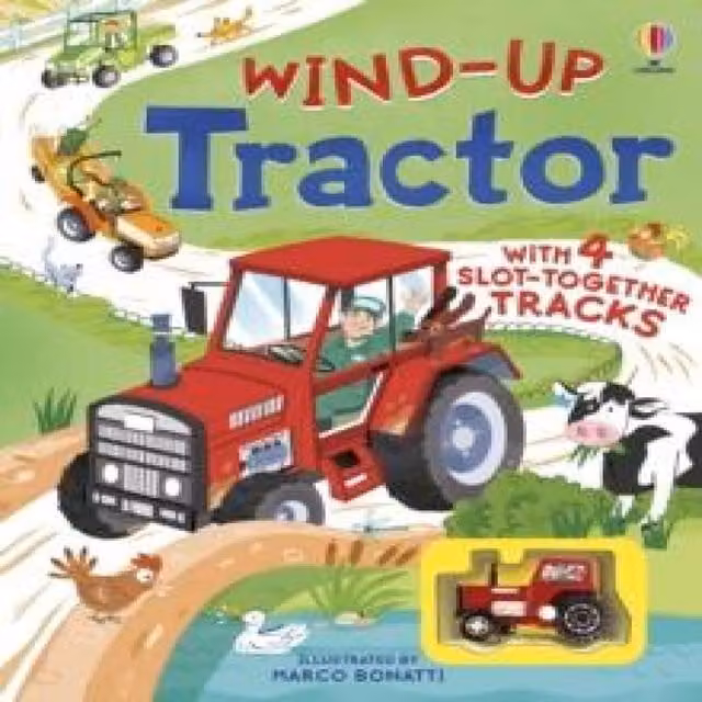 Usborne Publishing Sarah Hull Wind-up Tractor Multicolour Paperback Book